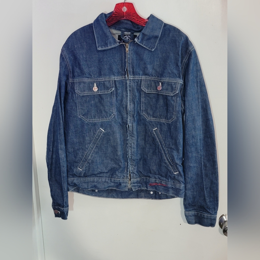 Monte Carlo Polo Jockey Club Men's Denim Jacket - Blue